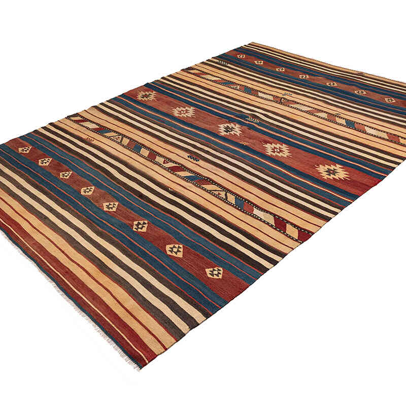 Alfombra Vintage Manastir Kilim - 187 cm x 275 cm - K0077761