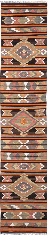 Vintage Puturge Kilim Runner - 2' 7" x 13'  (31" x 156")