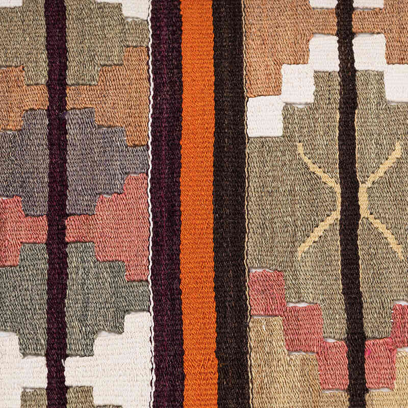 Corredor Vintage Puturge Kilim - 79 cm x 395 cm - K0077762