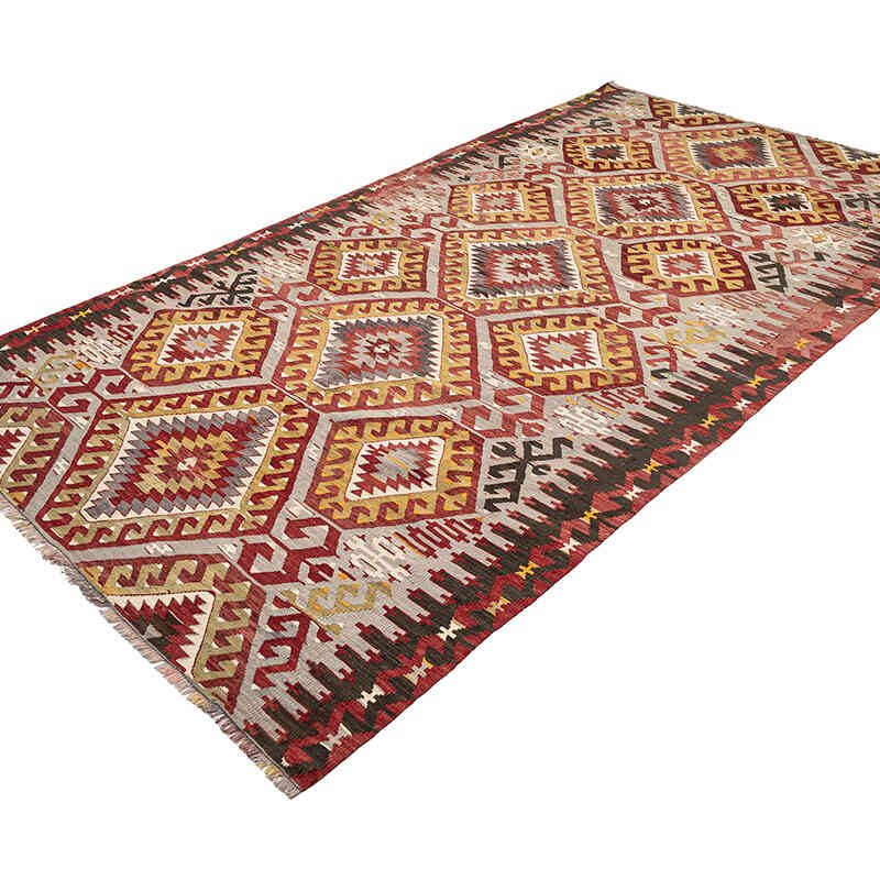 Vintage Esme Kilim Rug - 5' 2" x 9' 7" (62" x 115") - K0077765