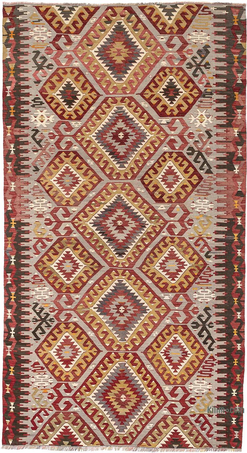 Vintage Esme Kilim Rug - 5' 2" x 9' 7" (62" x 115") - K0077765