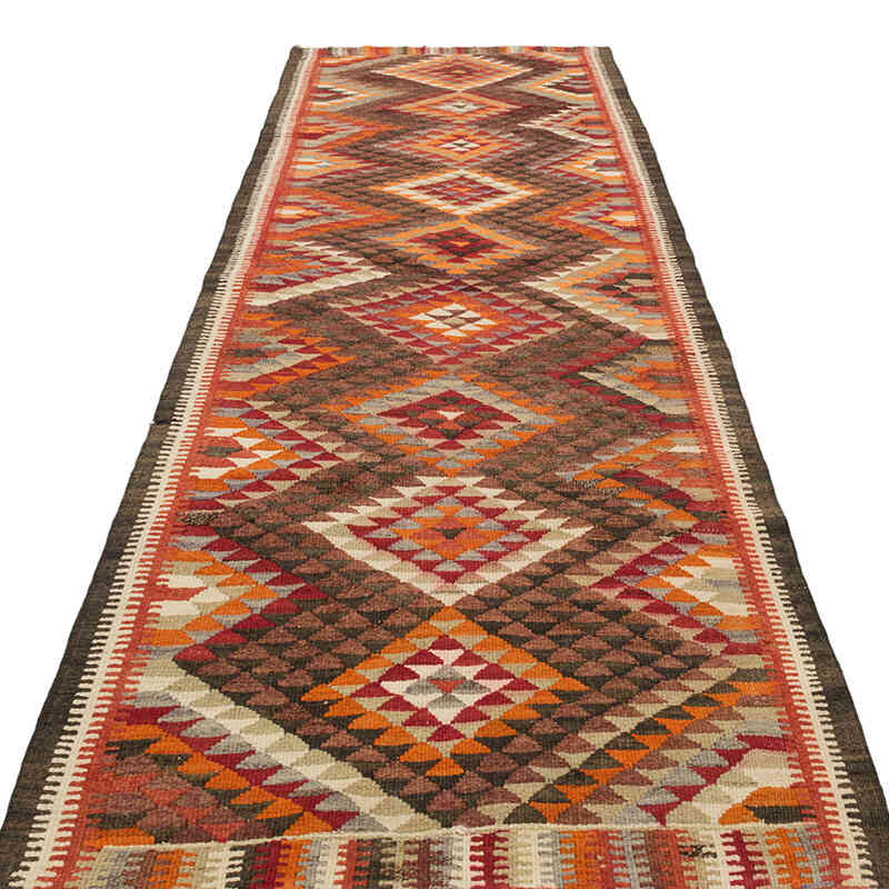 Vintage Anadolu Kilim Yolluk - 94 cm x 320 cm - K0077770