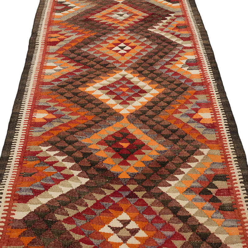 Vintage Anadolu Kilim Yolluk - 94 cm x 320 cm - K0077770