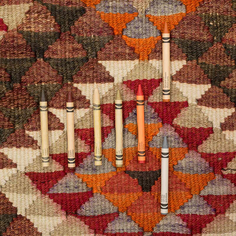 Vintage Anadolu Kilim Yolluk - 94 cm x 320 cm - K0077770