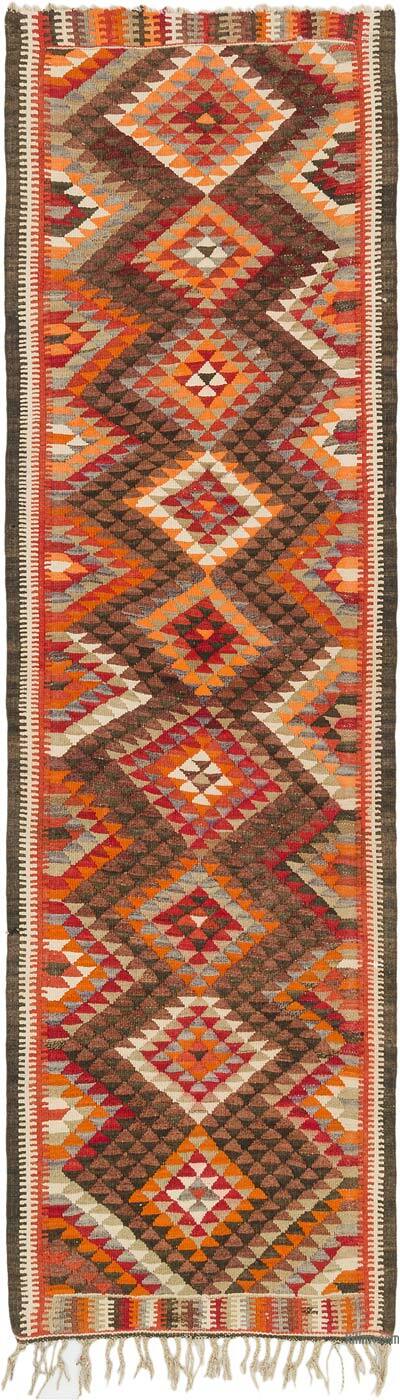 Vintage Anadolu Kilim Yolluk - 94 cm x 320 cm