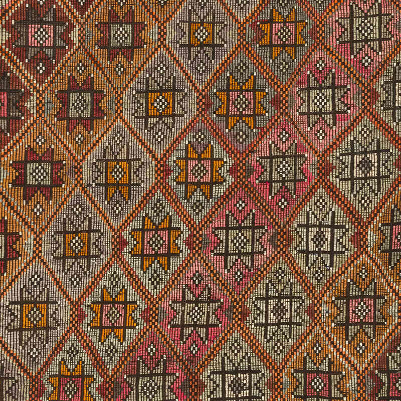 Vintage Anatolian Jijim Rug - 6' 7" x 8' 9" (79" x 105") - K0077776