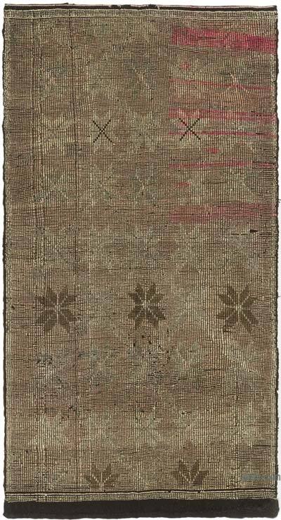 Vintage Anatolian Jijim Rug - 5' 2" x 9' 10" (62" x 118")