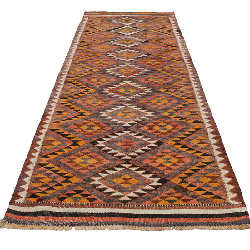 Alfombra Kilim Tribal Vintage - 93 cm x 292 cm - K0077778