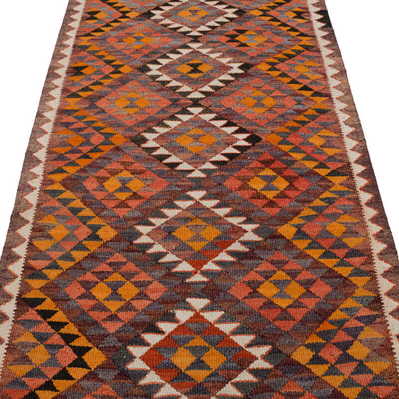 Alfombra Kilim Tribal Vintage - 93 cm x 292 cm - K0077778