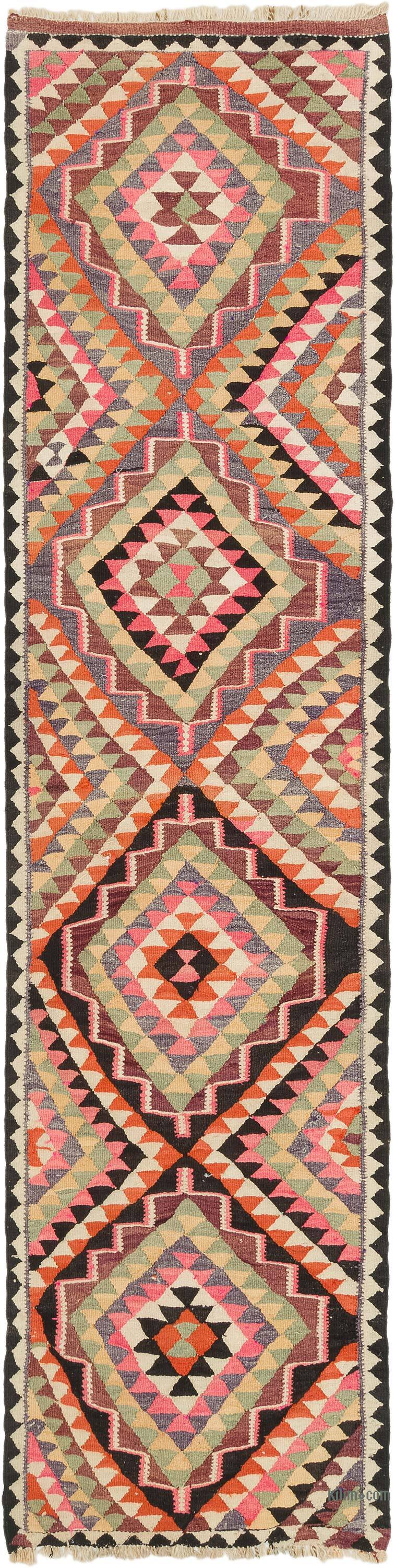Alfombra Kilim Tribal Vintage - 101 cm x 402 cm - K0077779