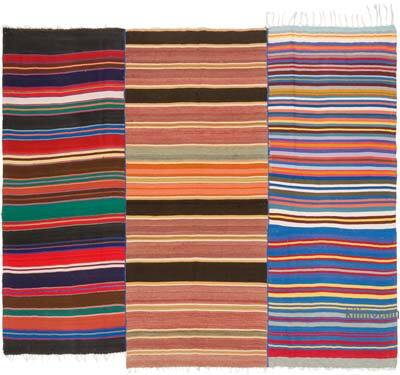 Vintage Turkish Kilim Rug - 8'  x 6' 11" (96" x 83")