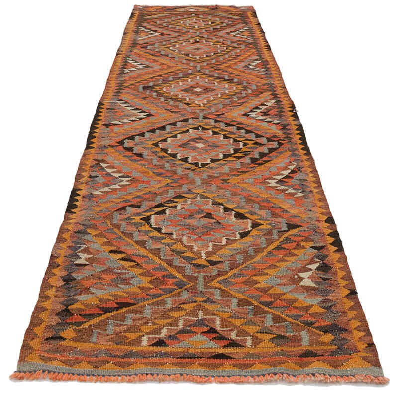 Vintage Anadolu Kilim Yolluk - 86 cm x 316 cm - K0077784