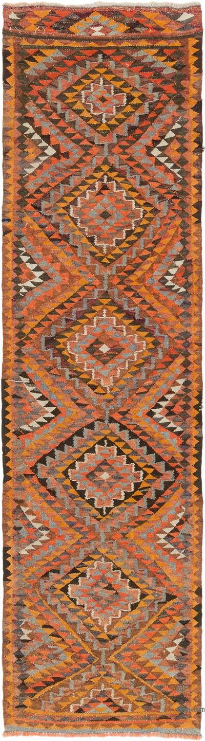 Vintage Anadolu Kilim Yolluk - 86 cm x 316 cm