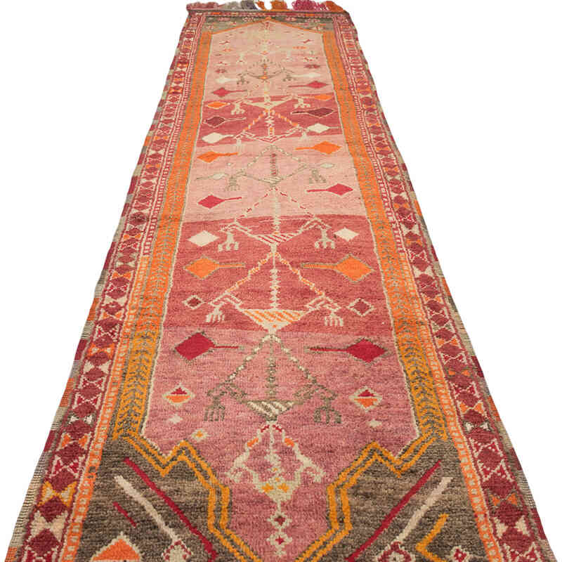 Alfombra Vintage de pasillo - 90 cm x 411 cm - K0077786