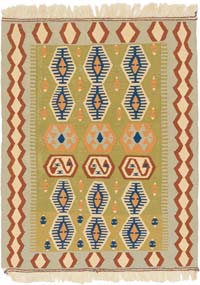 New Handwoven Turkish Kilim Rug - 3' 8" x 4' 10" (44" x 58")