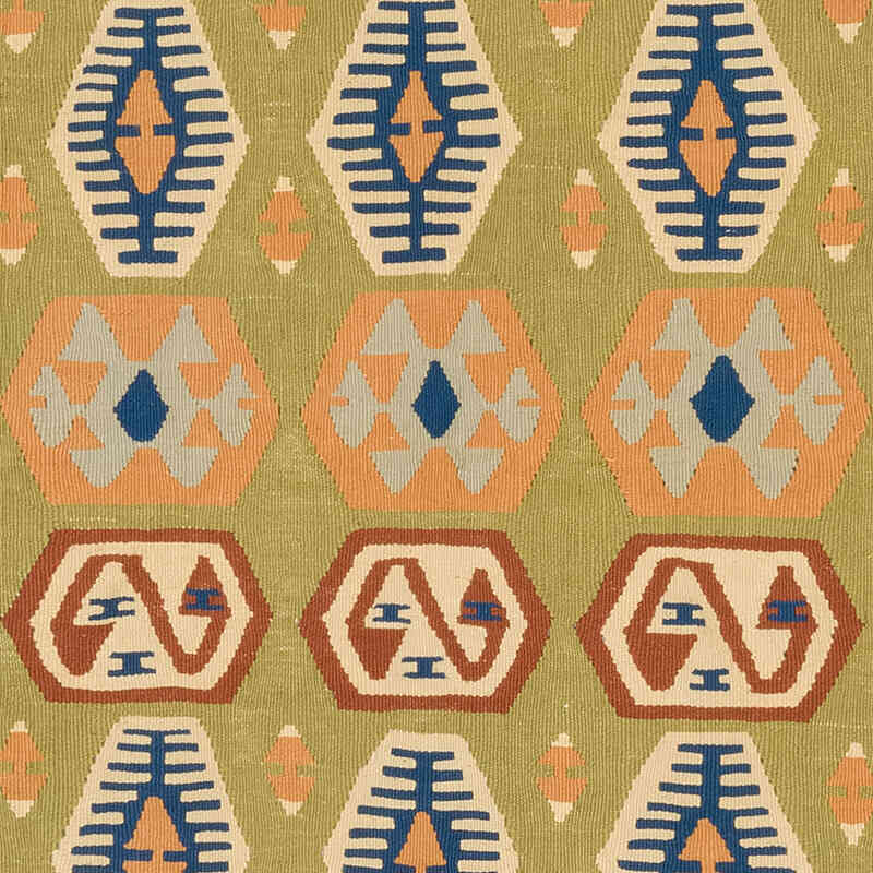 Nueva Alfombra Turca Kilim - 111 cm x 147 cm - K0077787