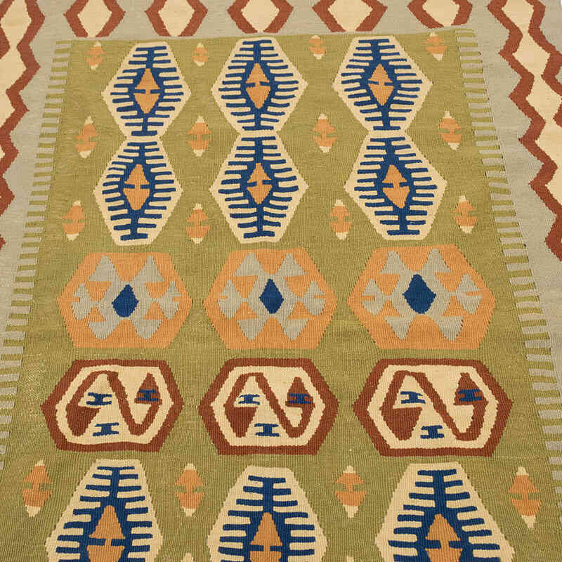 Nueva Alfombra Turca Kilim - 111 cm x 147 cm - K0077787