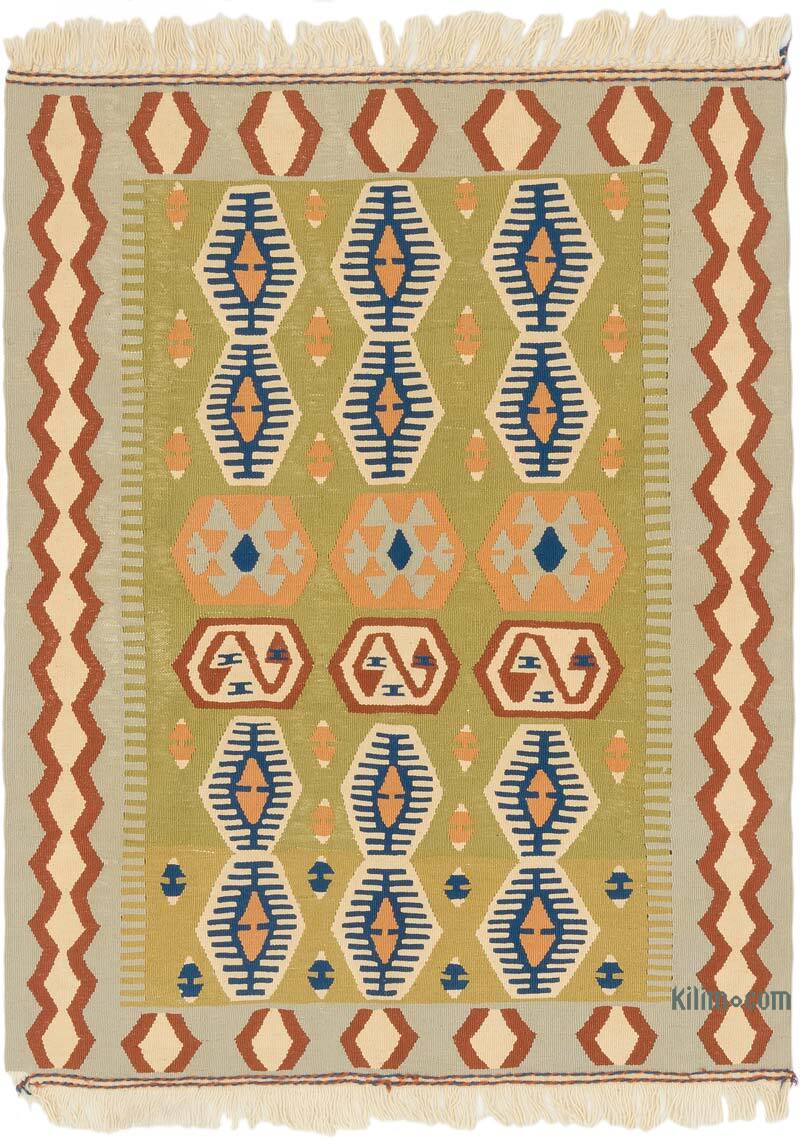 Nueva Alfombra Turca Kilim - 111 cm x 147 cm - K0077787