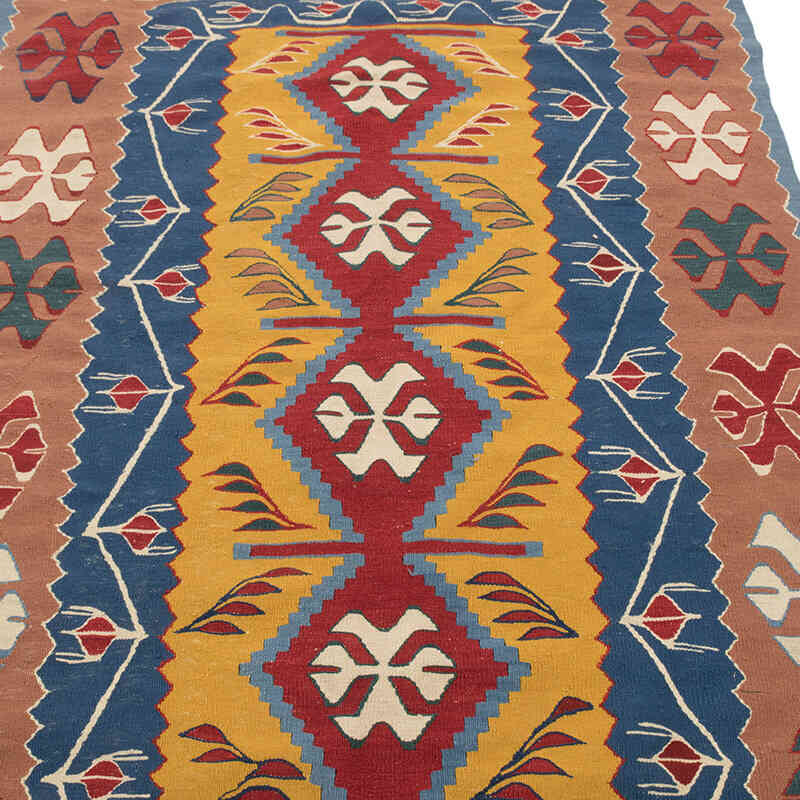 New Handwoven Turkish Kilim Rug - 3' 9" x 5' 7" (45" x 67") - K0077788