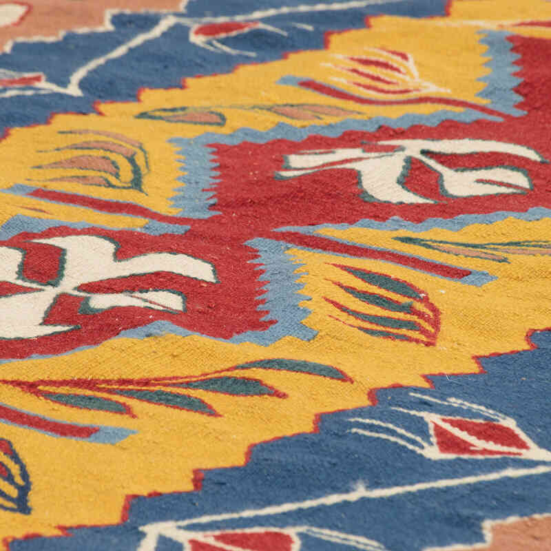 New Handwoven Turkish Kilim Rug - 3' 9" x 5' 7" (45" x 67") - K0077788