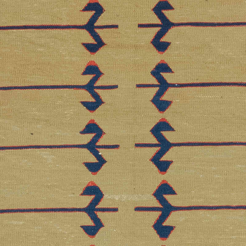 New Handwoven Turkish Kilim Rug - 3' 10" x 5' 6" (46" x 66") - K0077789