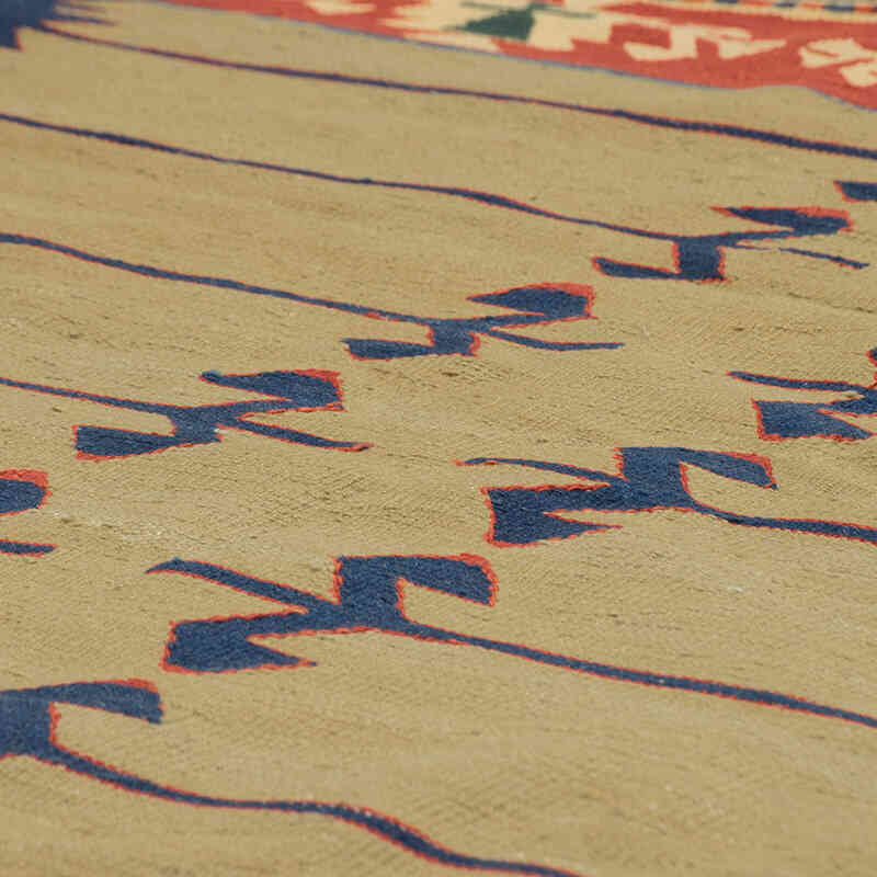 New Handwoven Turkish Kilim Rug - 3' 10" x 5' 6" (46" x 66") - K0077789