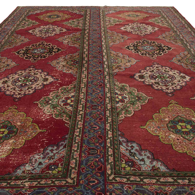 Vintage Turkish Hand-Knotted Rug - 8' 6" x 12' 8" (102" x 152") - K0077790