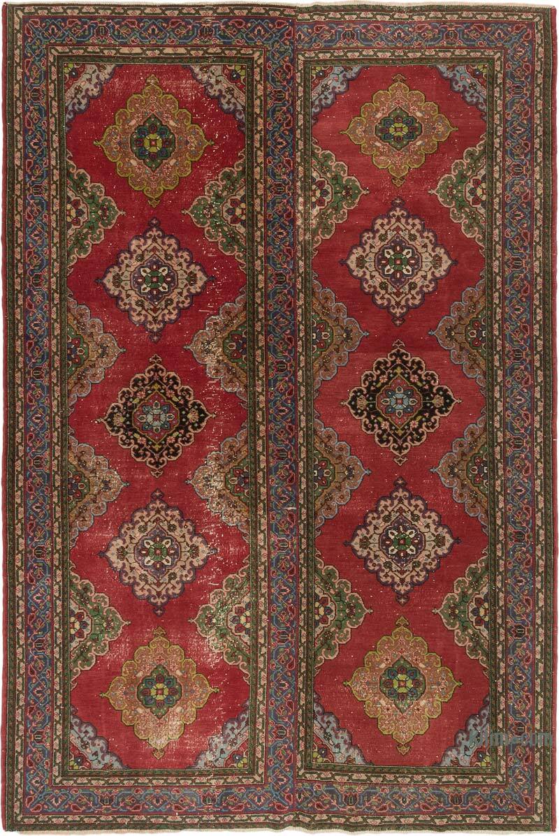 Vintage Turkish Hand-Knotted Rug - 8' 6" x 12' 8" (102" x 152") - K0077790