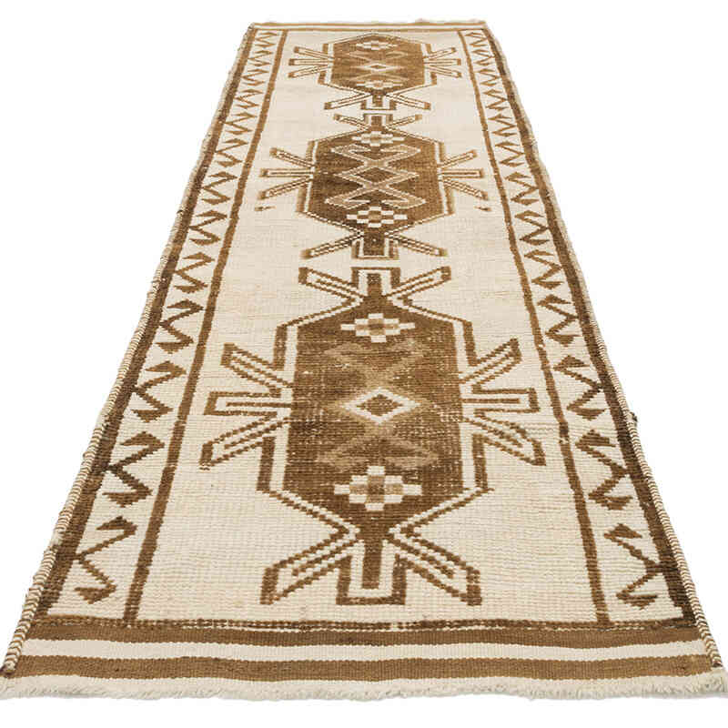 Vintage Tribal Runner Rug - 3' 1" x 10' 9" (37" x 129") - K0077800