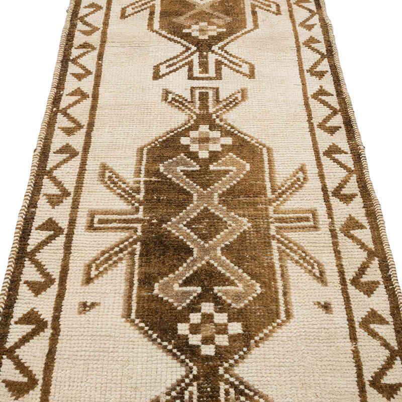 Vintage Tribal Runner Rug - 3' 1" x 10' 9" (37" x 129") - K0077800