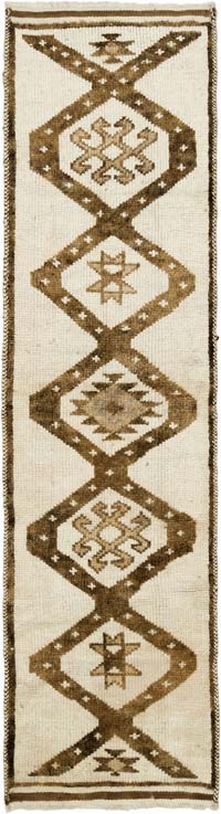 Vintage Tribal Runner Rug - 3' 2" x 12' 1" (38" x 145")