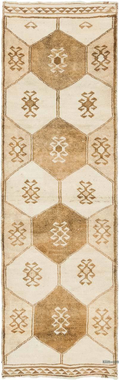 Vintage Tribal Runner Rug - 3' 3" x 10' 10" (39" x 130")