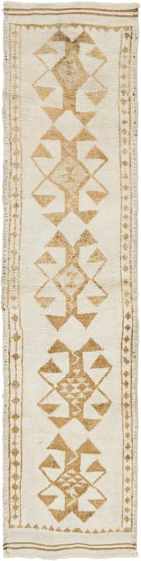 Vintage Tribal Runner Rug - 2' 9" x 11' 5" (33" x 137")