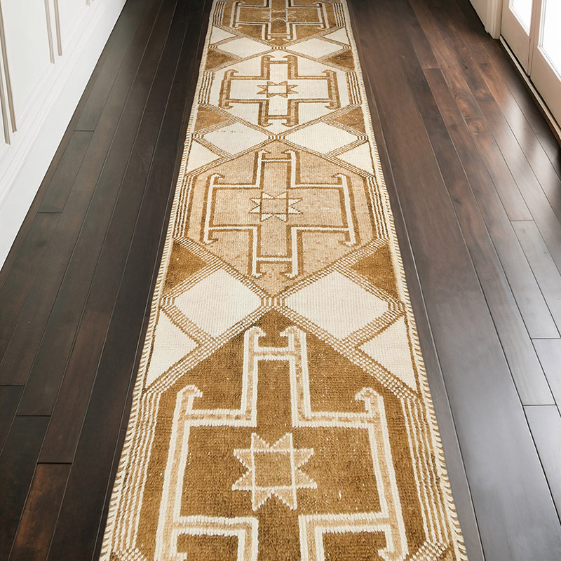 Alfombra Vintage de pasillo - 103 cm x 401 cm - K0077806