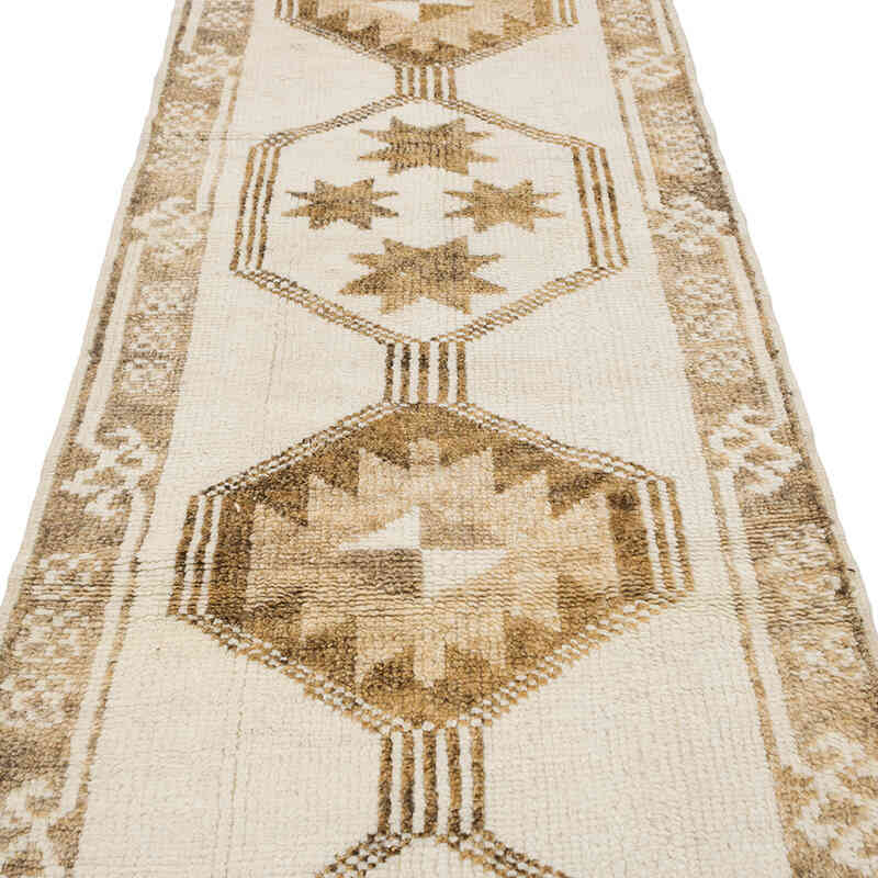 Vintage Tribal Runner Rug - 3' 2" x 11' 2" (38" x 134") - K0077807