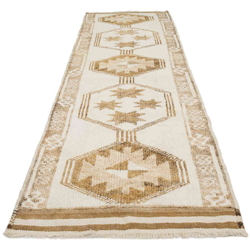 Vintage Tribal Runner Rug - 3' 2" x 11' 2" (38" x 134") - K0077807
