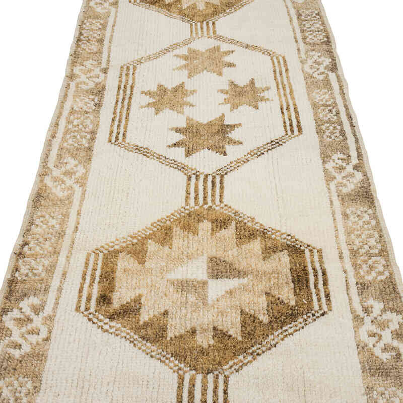 Vintage Tribal Runner Rug - 3' 2" x 11' 2" (38" x 134") - K0077807
