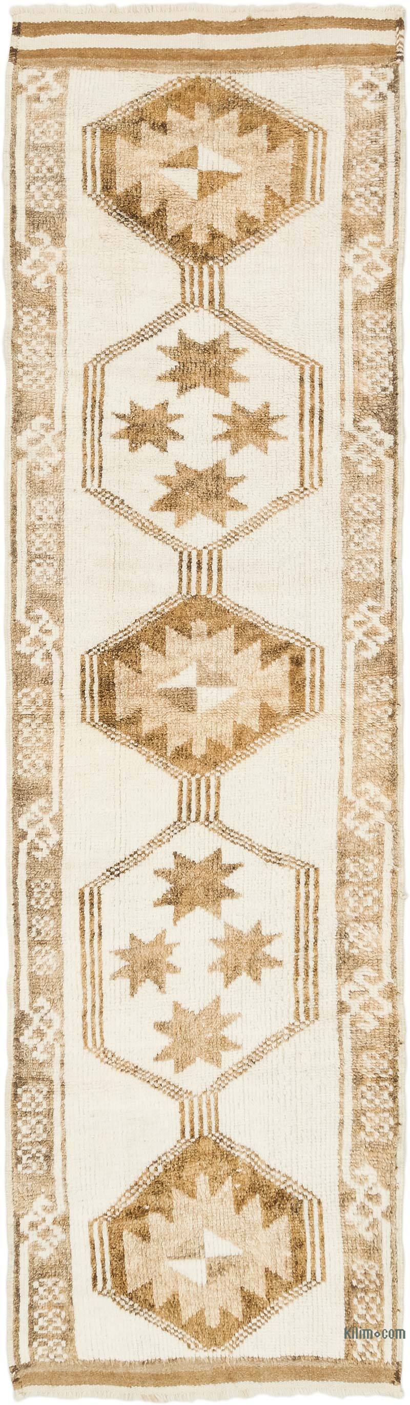 Vintage Tribal Runner Rug - 3' 2" x 11' 2" (38" x 134") - K0077807