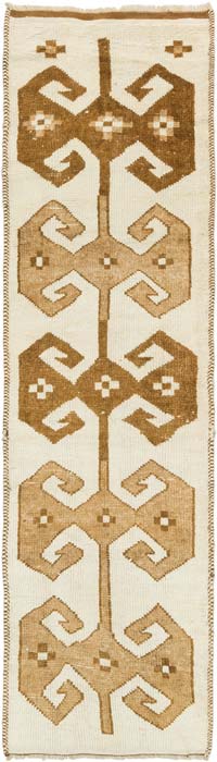 Vintage Tribal Runner Rug - 2' 11" x 11' 1" (35" x 133")