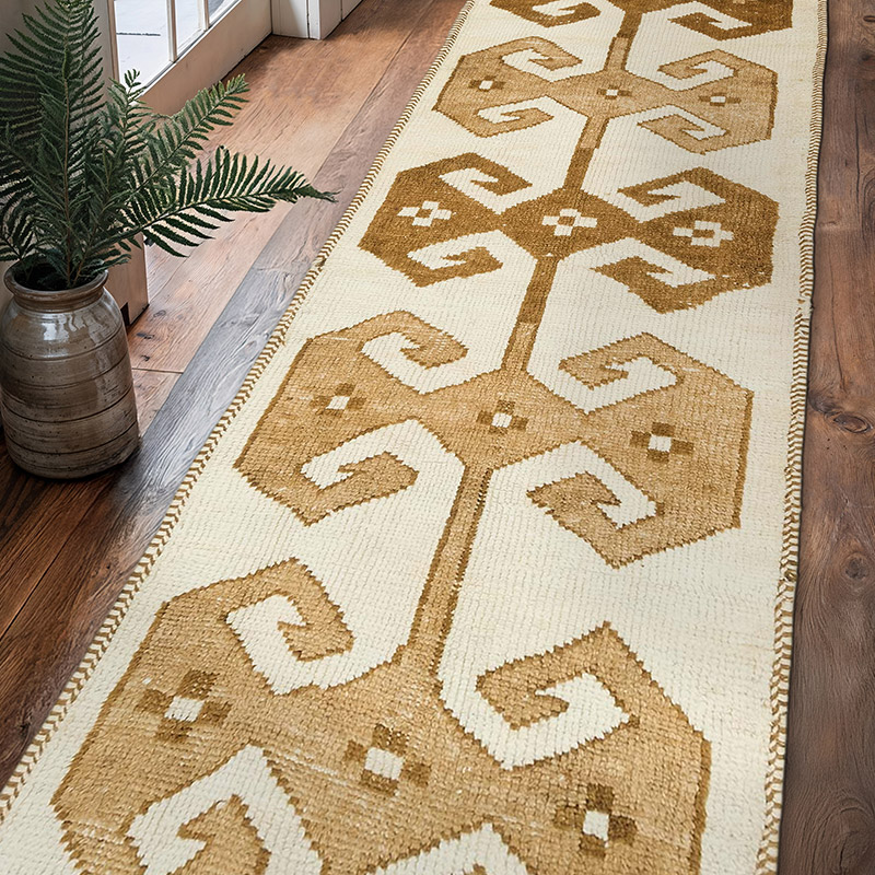 Vintage Tribal Runner Rug - 2' 11" x 11' 1" (35" x 133") - K0077810