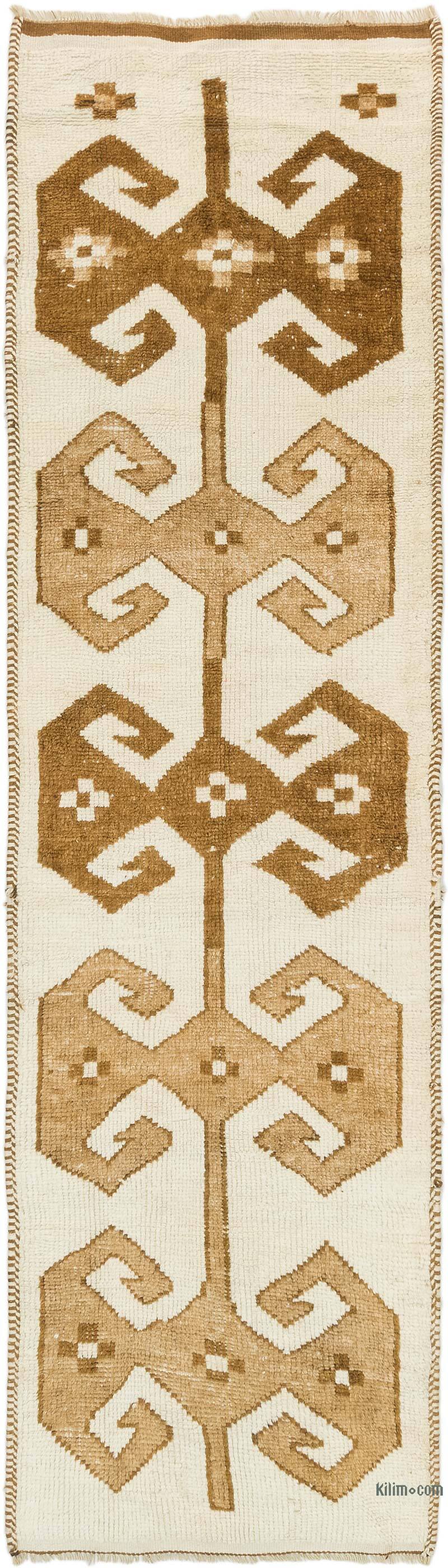 Vintage Tribal Runner Rug - 2' 11" x 11' 1" (35" x 133") - K0077810