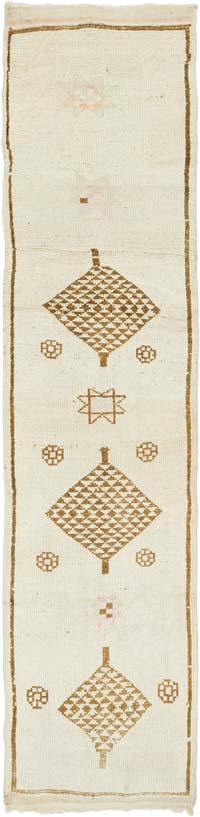 Vintage Tribal Runner Rug - 3' 3" x 12' 6" (39" x 150")