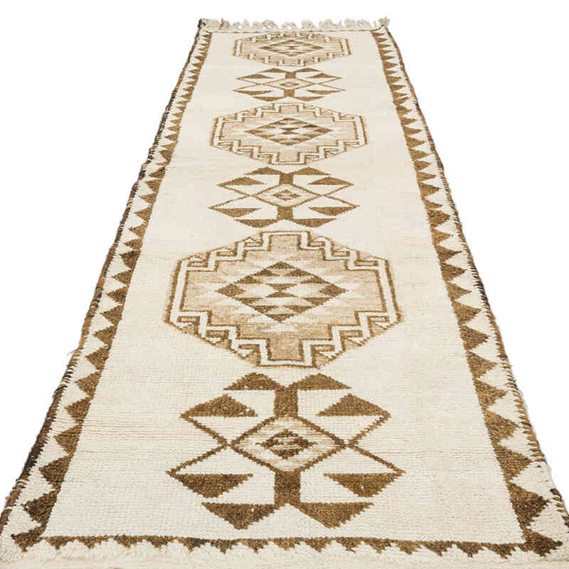 Vintage Tribal Runner Rug - 3' 1" x 11'  (37" x 132") - K0077813