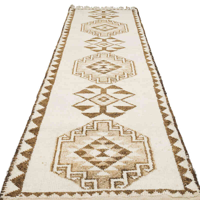 Vintage Tribal Runner Rug - 3' 1" x 11'  (37" x 132") - K0077813