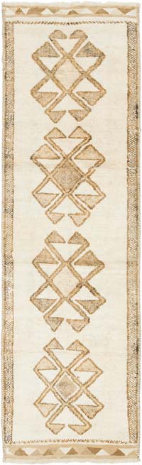 Vintage Tribal Runner Rug - 3' 3" x 10' 9" (39" x 129")