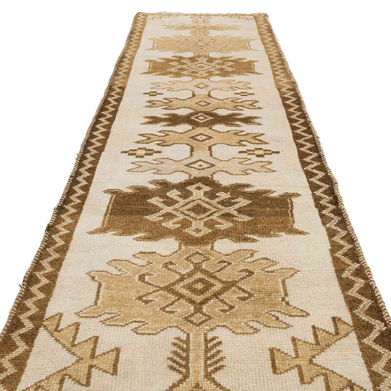 Vintage Tribal Runner Rug - 3' 4" x 11' 11" (40" x 143") - K0077815