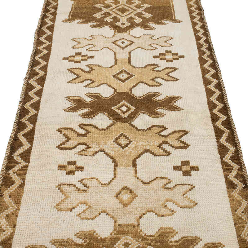 Vintage Tribal Runner Rug - 3' 4" x 11' 11" (40" x 143") - K0077815