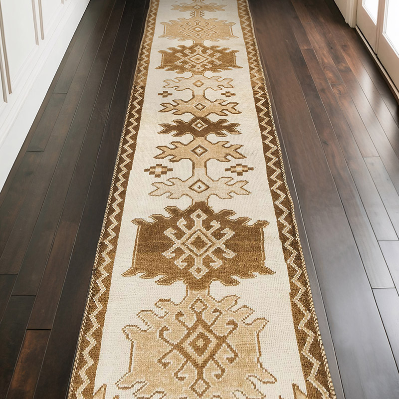 Vintage Tribal Runner Rug - 3' 4" x 11' 11" (40" x 143") - K0077815