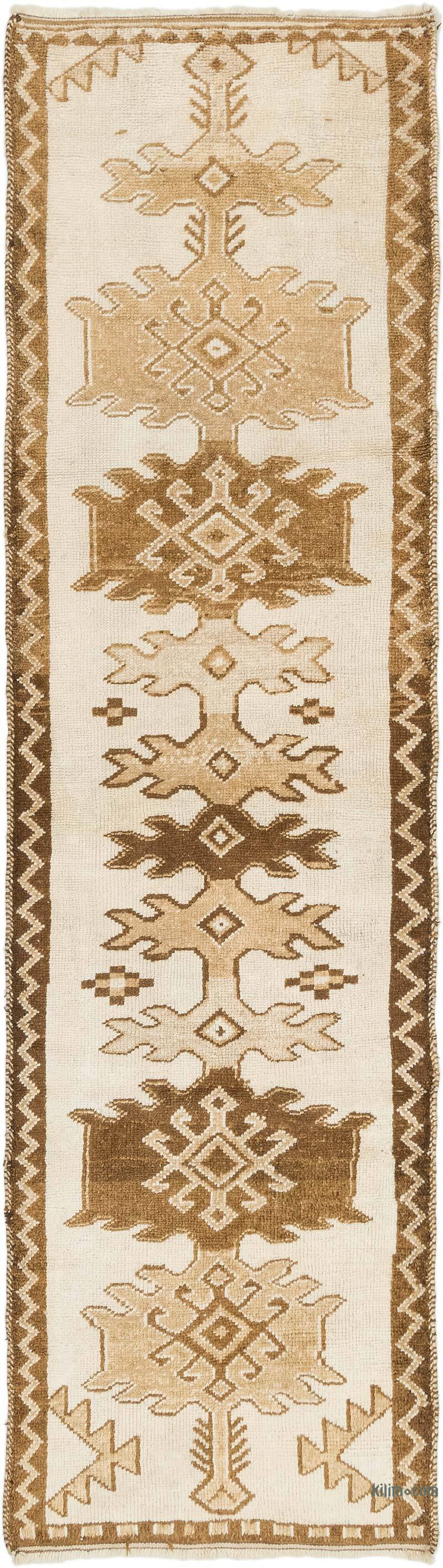 Vintage Tribal Runner Rug - 3' 4" x 11' 11" (40" x 143") - K0077815