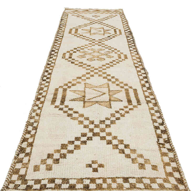 Vintage Tribal Runner Rug - 3'  x 11' 2" (36" x 134") - K0077816